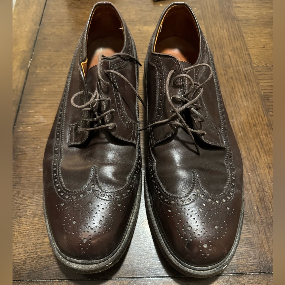 Alden Dark Brown Brogue Oxfords